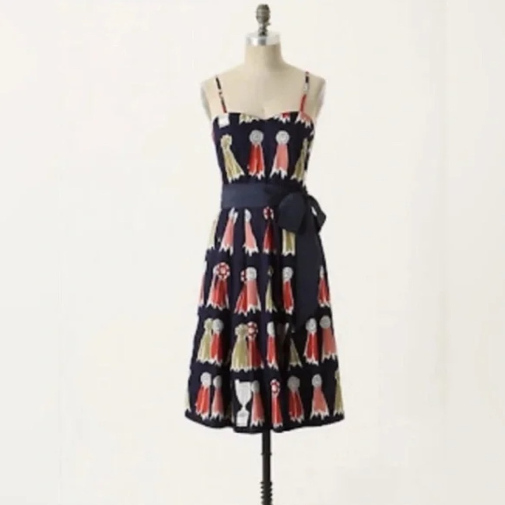 Anthropologie Highest Accolades We Love Vera Dress with Belt